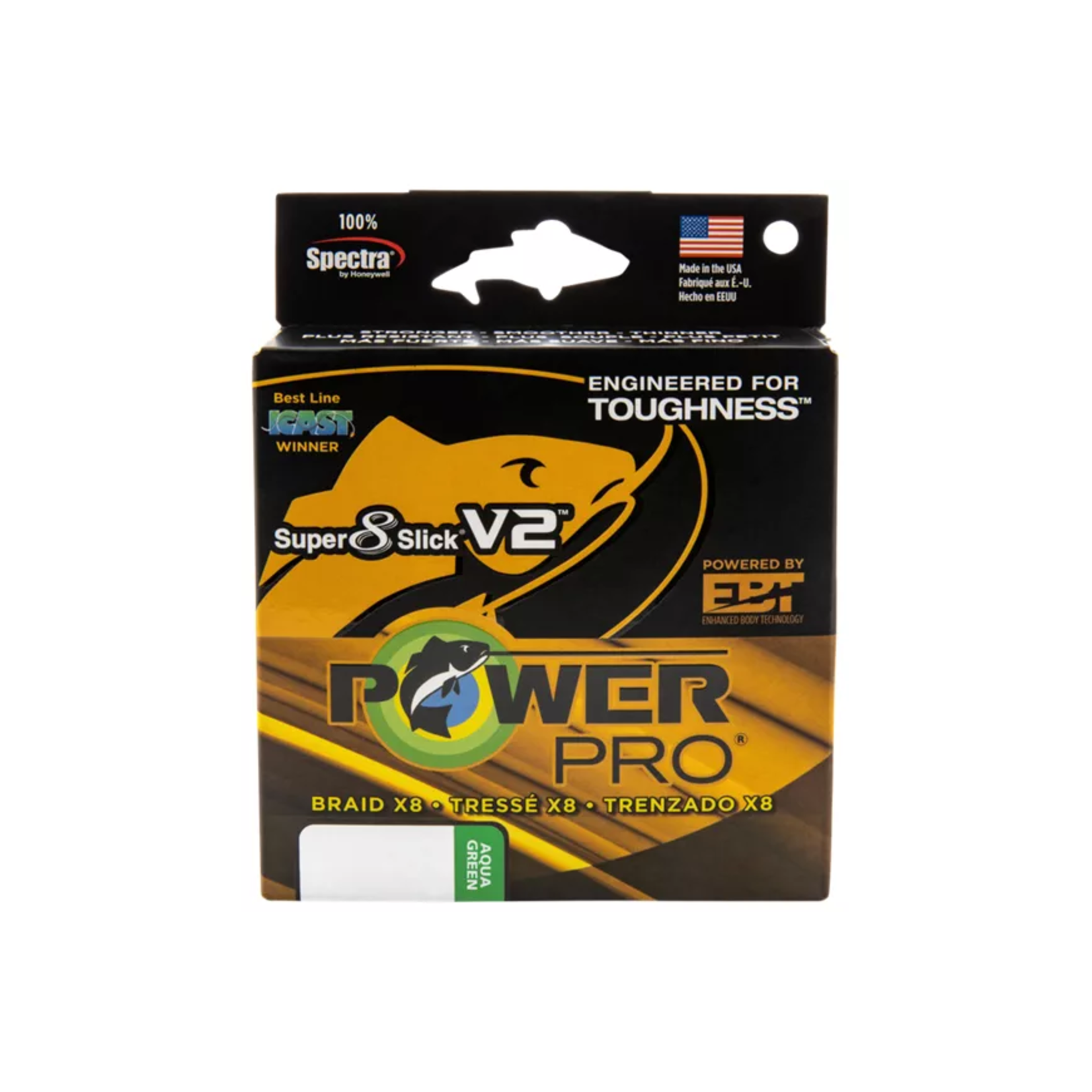 PowerPro | Super Slick 8 V2 65 lb 150 yards "Aqua Green"