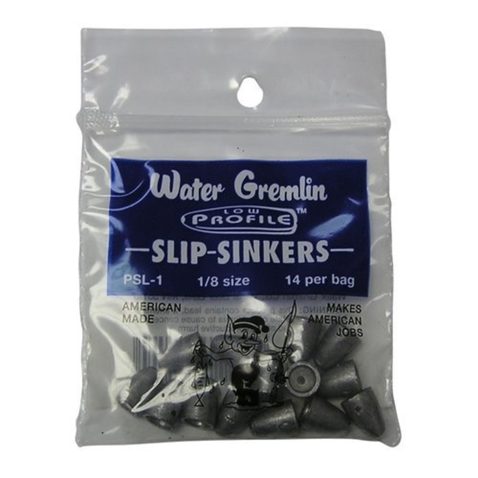 Water Gremlin | Low Profile Slip Sinker 3/16oz