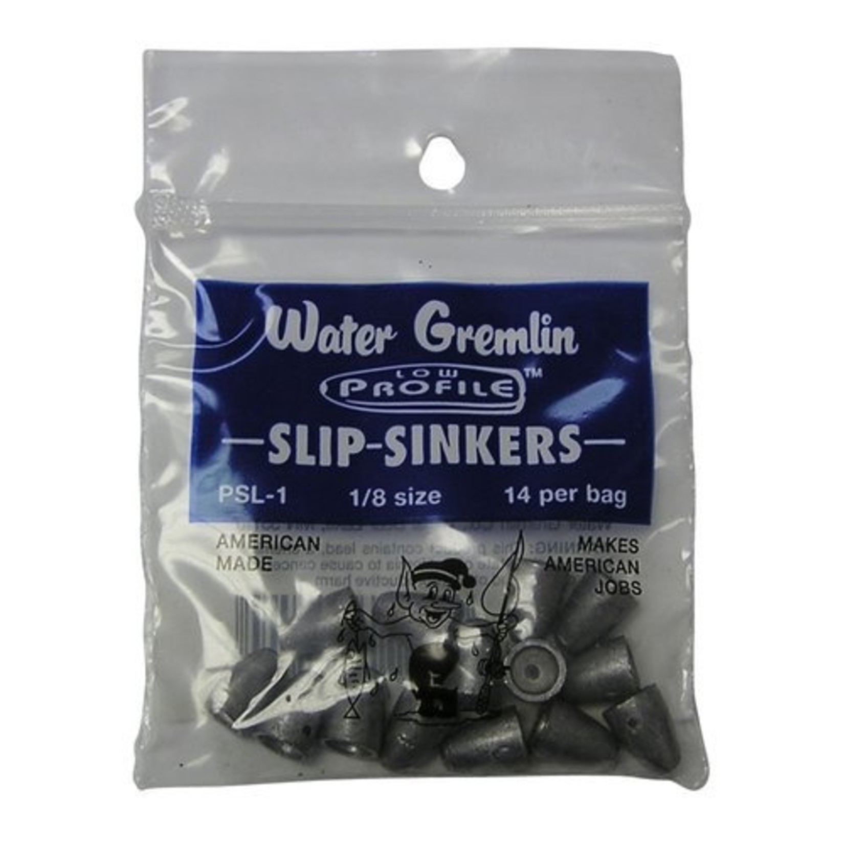 Water Gremlin | Low Profile Slip Sinker 3/8oz