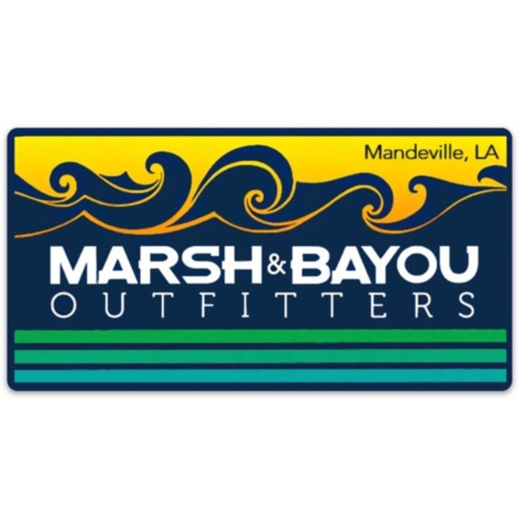 Marsh & Bayou Outfitters | Waves Decal