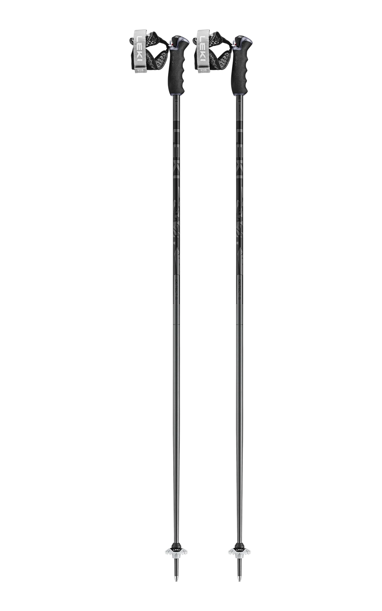 Leki Detect S Ski Poles Lightweight & Adjustable Winter Sports Gear