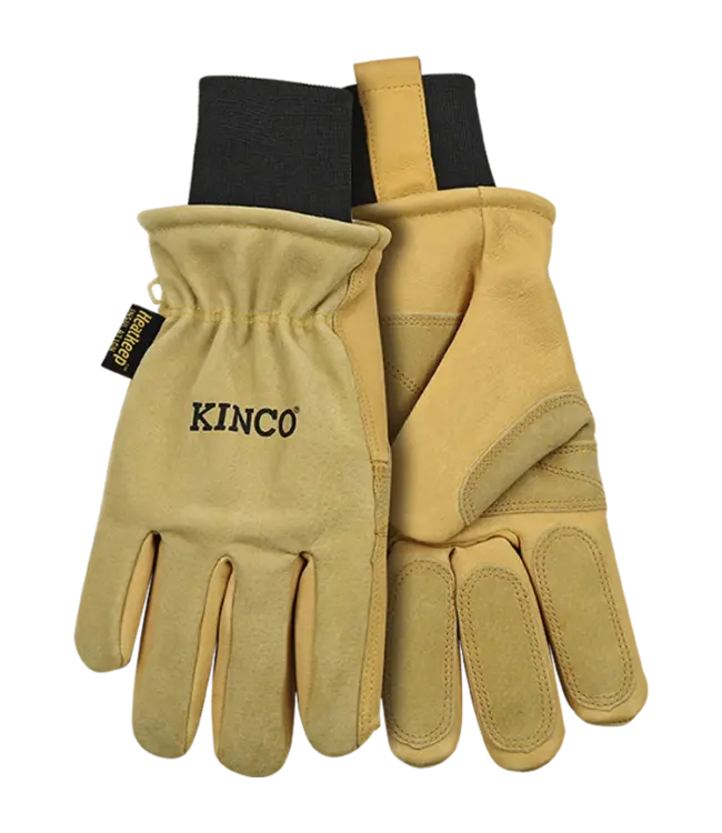 Kinco Lined Heavy Duty Premium Grain & Suede Pigskin Glove