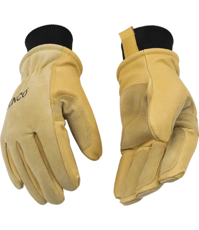 Kinco Lined Heavy Duty Premium Grain & Suede Pigskin Glove