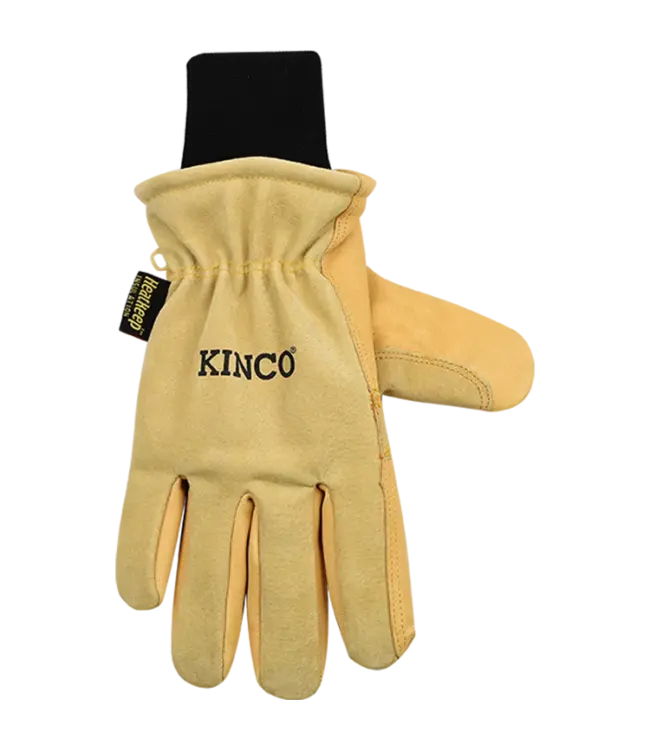 Kinco Lined Heavy Duty Premium Grain & Suede Pigskin Glove