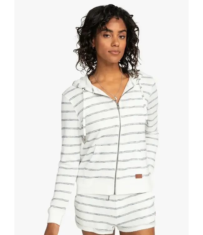 Roxy Perfect Wave Stripes Zip-Up Hoodie