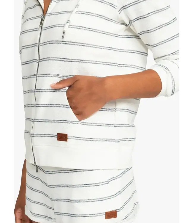 Roxy Perfect Wave Stripes Zip-Up Hoodie