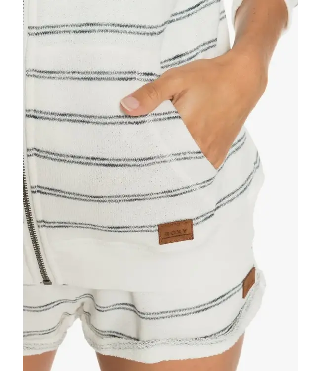 Roxy Perfect Wave Stripes Zip-Up Hoodie