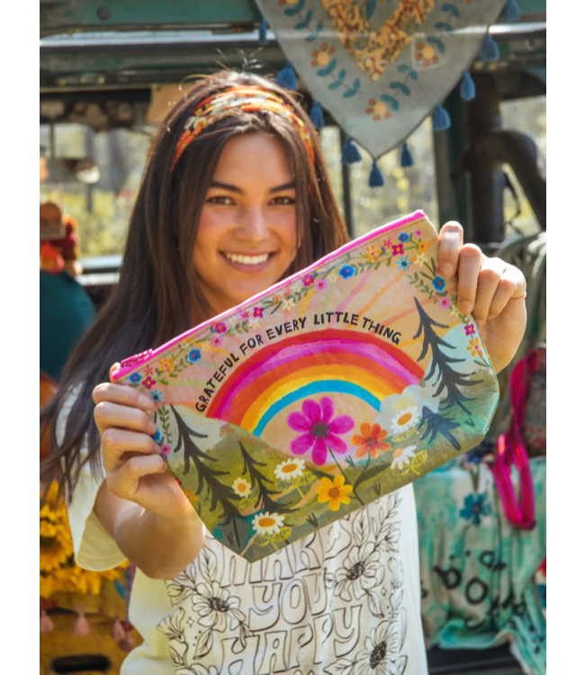 Natural Life Recycled Zipper Pouch