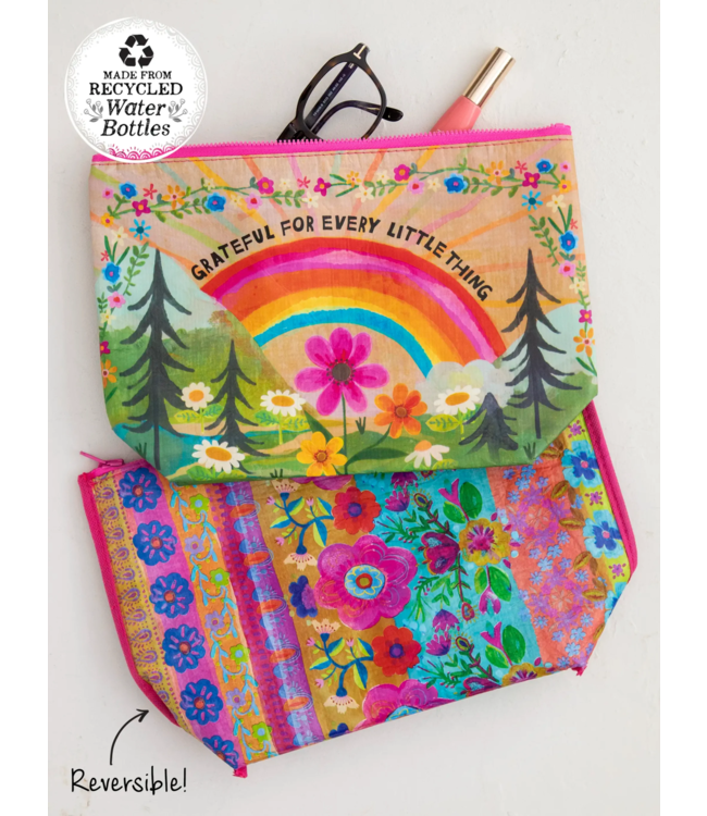 Natural Life Recycled Zipper Pouch