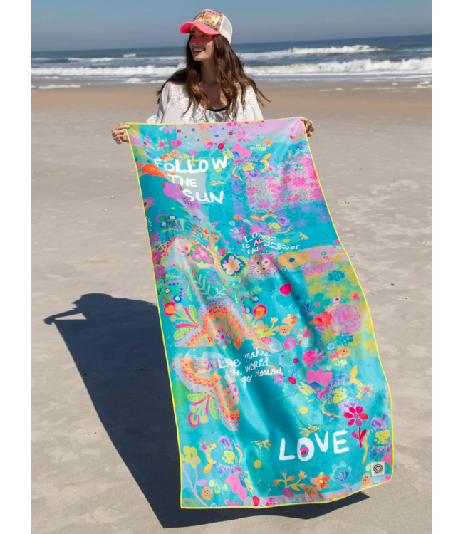 Natural Life Double-sided Microfiber Beach Towel