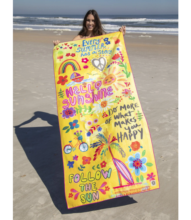 Natural Life Double-sided Microfiber Beach Towel