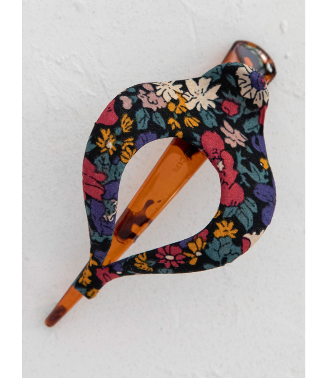 Natural Life Floral Fabric Boho Hair Clip