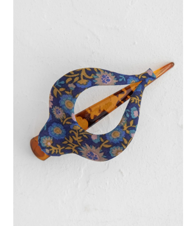 Natural Life Floral Fabric Boho Hair Clip