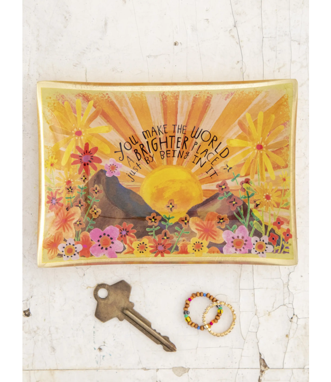 Natural Life Glass Tray