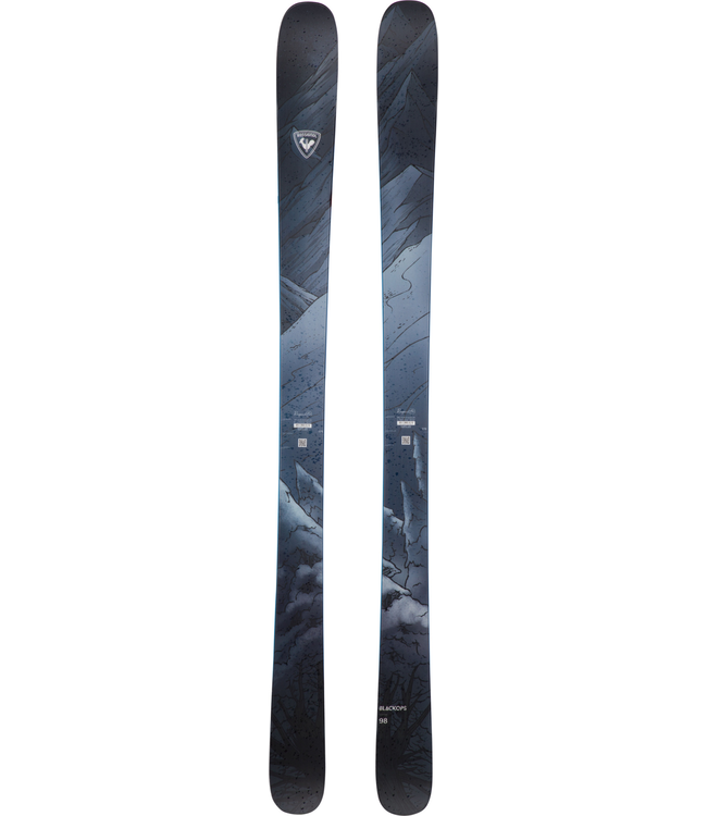 Rossignol BLACKOPS 98 OPEN 182: Expert Twin-Tip Skis for All Rossignol BLACKOPS 98 OPEN 182: Expert Twin-Tip Skis for All