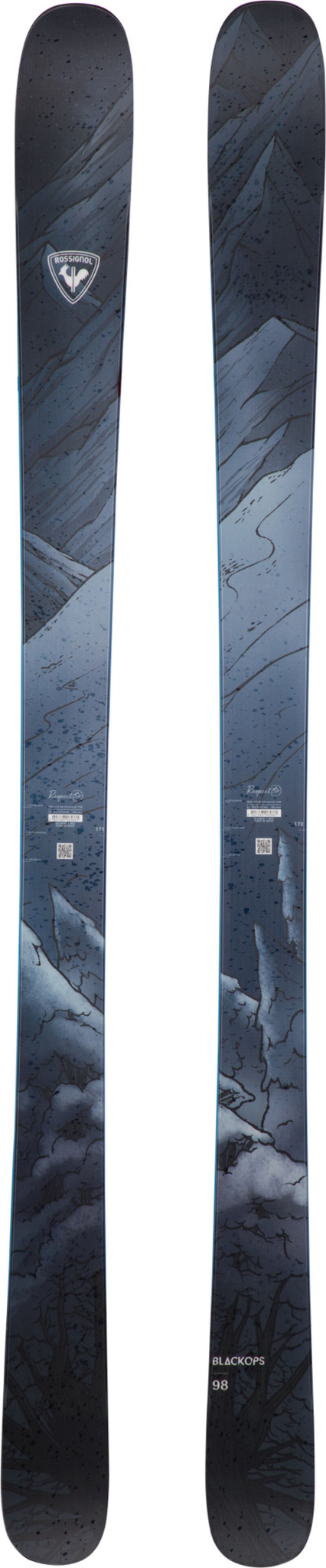Rossignol BLACKOPS 98 OPEN 182: Expert Twin-Tip Skis for All