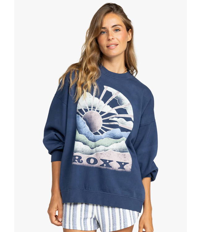 Roxy Lineup Oversized Crew Roxy Lineup Oversized Crew