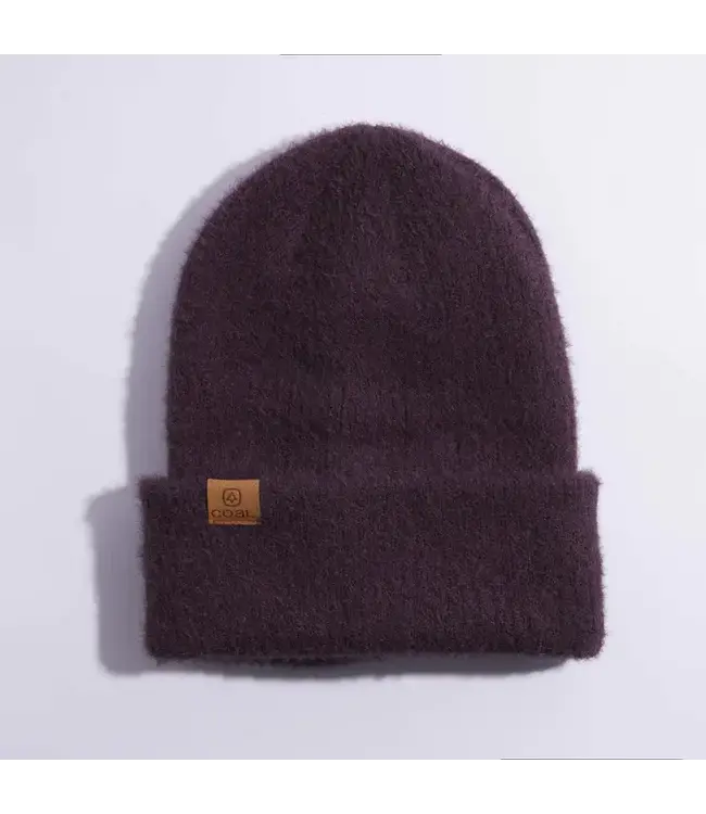 Coal Pearl Fuzzy Knit Beanie