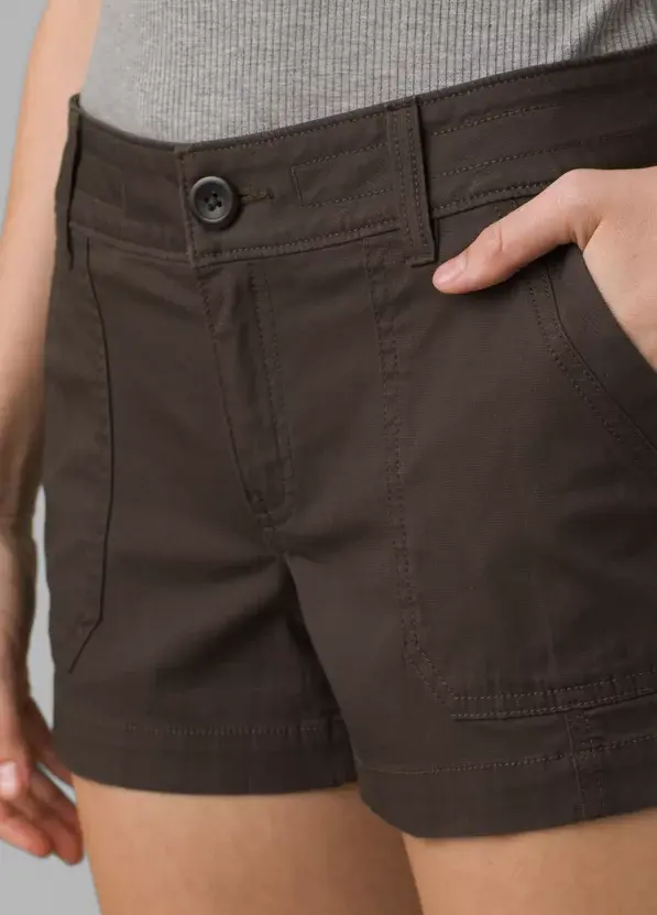 Gilet habillé croisé en Flanelle Marron à revers en pointe avec boutons