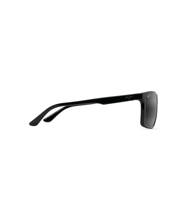 Maui Jim Mamalu Bay Gloss Black Neutral Grey Sunglasses
