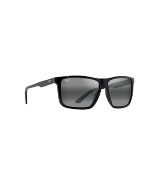 Maui Jim Mamalu Bay Gloss Black Neutral Grey Sunglasses