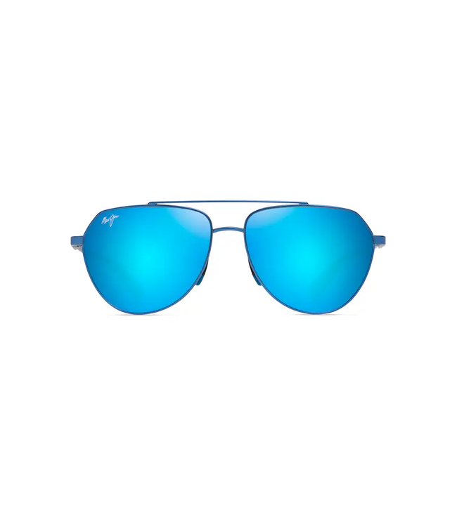 Maui Jim Waiwai Blue Hawaii Matte Trans Blue Sunglasses