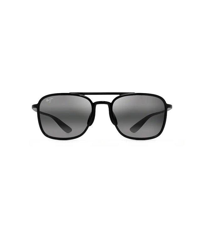 Maui Jim Keokea Neutral Grey Black Gloss Sunglasses