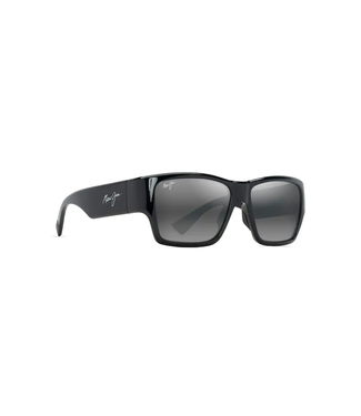 Maui Jim Kaolu Neutral Grey Shiny Black Sunglasses