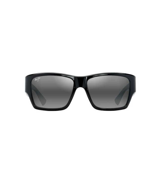 Maui Jim Kaolu Neutral Grey Shiny Black Sunglasses