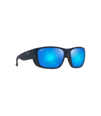 Maui Jim Amberjack Blue Hawaii Dark Navy W/Blk Sunglasses