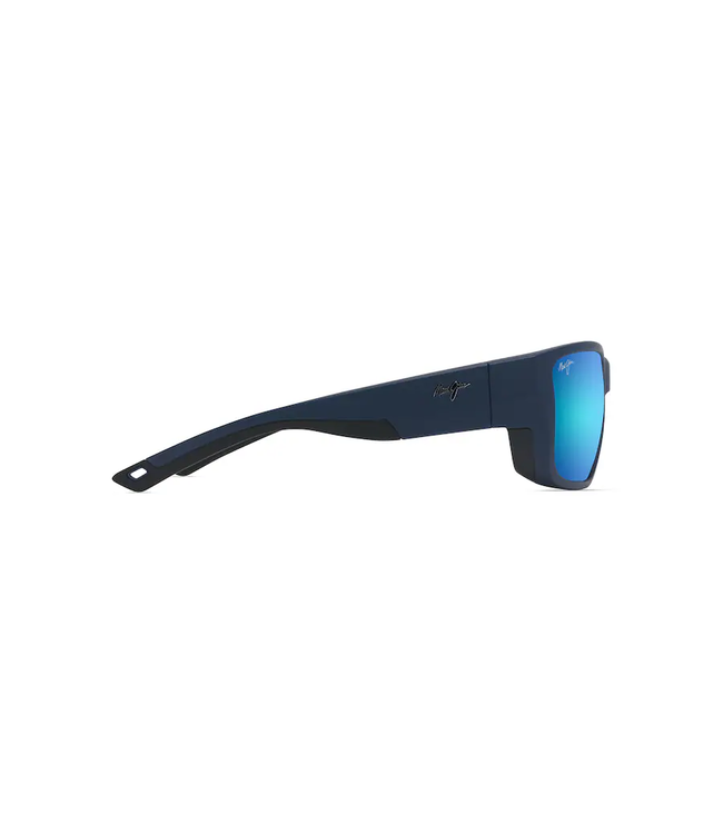 Maui Jim Amberjack Blue Hawaii Dark Navy W/Blk Sunglasses