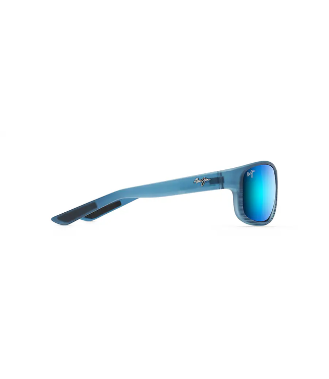 Maui Jim Kaiwi Channel Blue Hawaii Blue Blk Stripe Sunglasses
