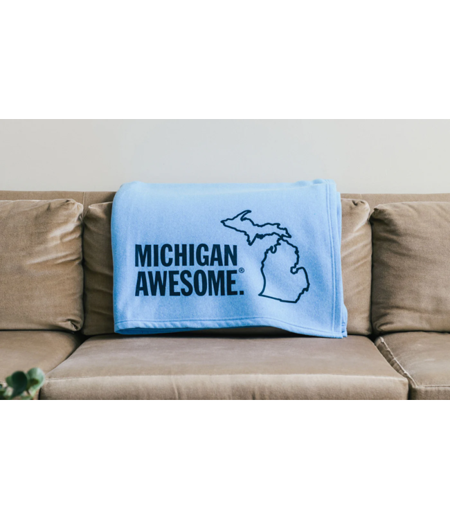 Michigan Awesome Michigan Awesome Sweatshirt Blanket