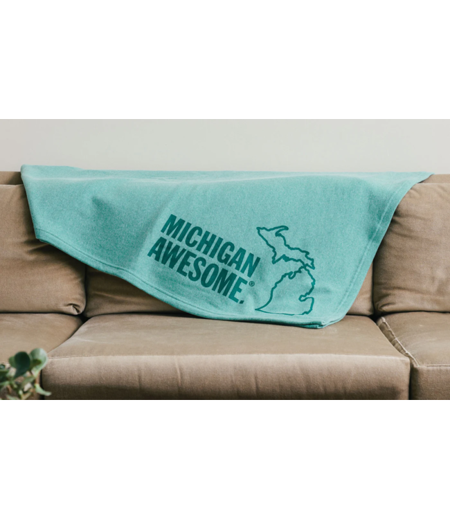 Michigan Awesome Michigan Awesome Sweatshirt Blanket