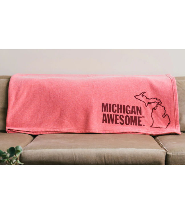 Michigan Awesome Michigan Awesome Sweatshirt Blanket