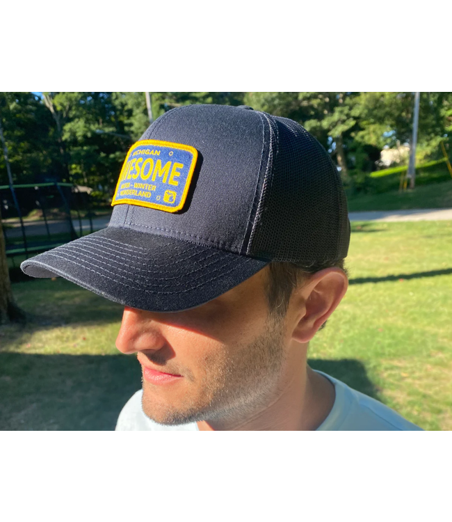 Michigan Awesome Water-Winter Wonderland Trucker Hat