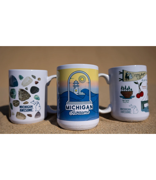 Michigan Awesome Michigan Icons Mug