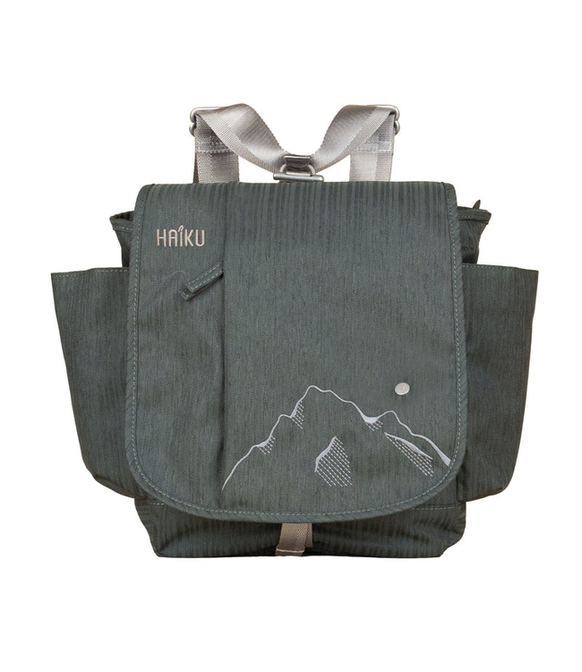 Haiku To Go Convertible 2.0 Crossbody and Backpack Messenger-Style Travel Bag with Adjustable Shoulder Straps, Dual Pockets