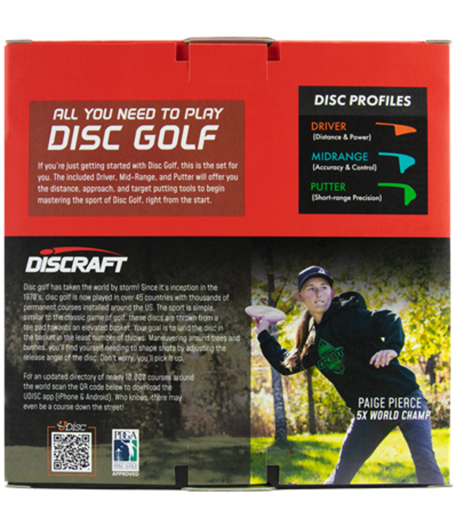 Discraft Beginner Disc Golf Set