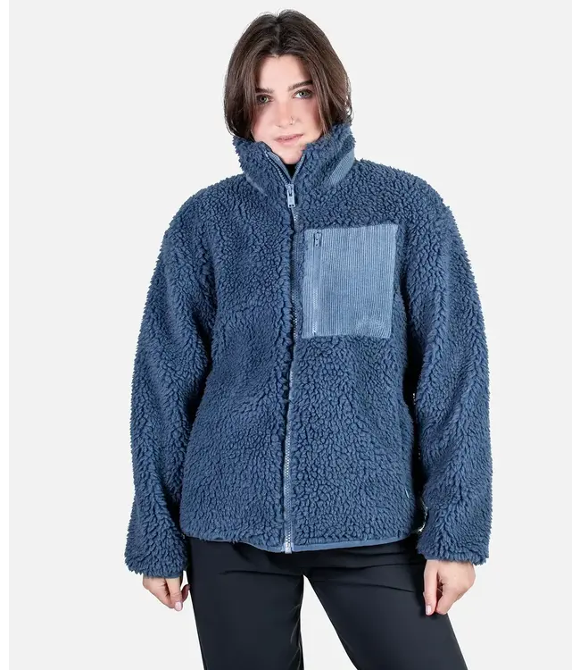 Jetty Cedar Hi Pile Fleece Jacket