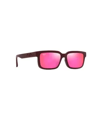 Maui Jim Hiapo Asian Fit Maui Sunrise Matte Burgundy