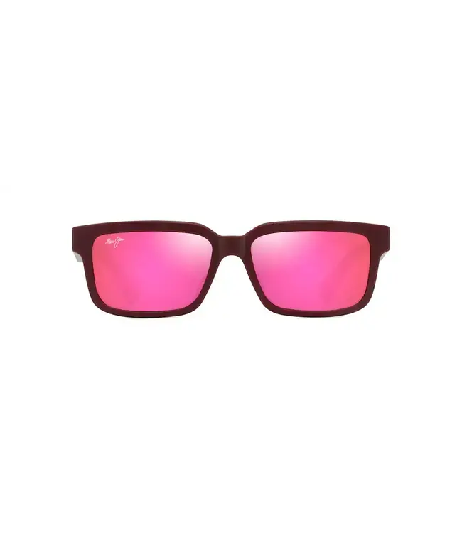 Maui Jim Hiapo Asian Fit Maui Sunrise Matte Burgundy