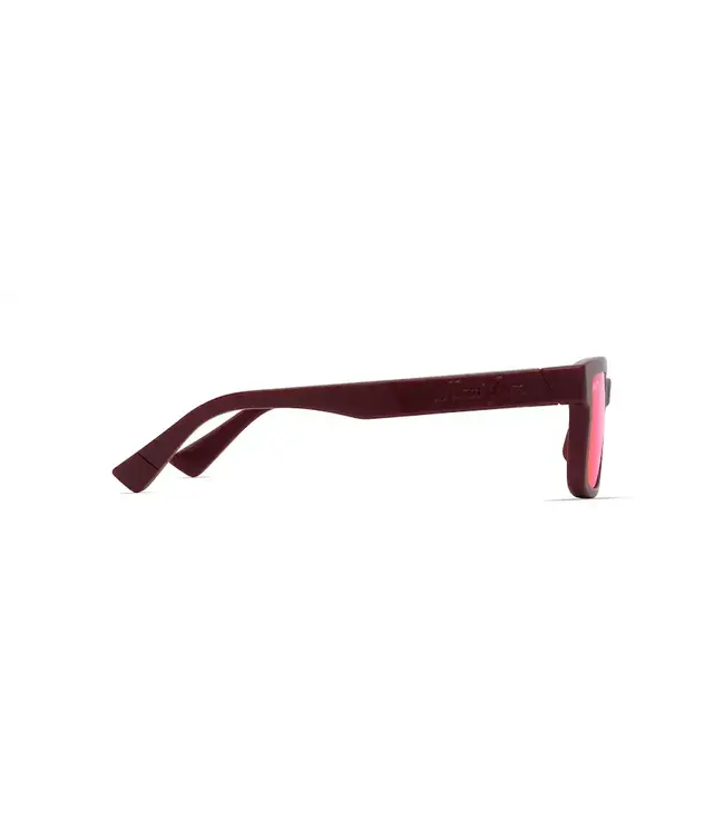 Maui Jim Hiapo Asian Fit Maui Sunrise Matte Burgundy