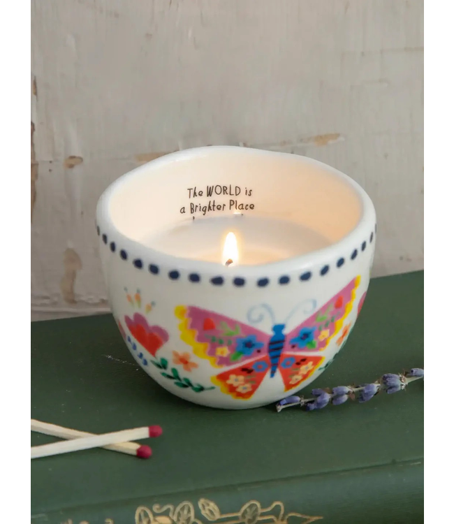 Natural Life Secret Message Candle