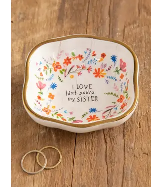 Natural Life Antiqued Trinket Bowl