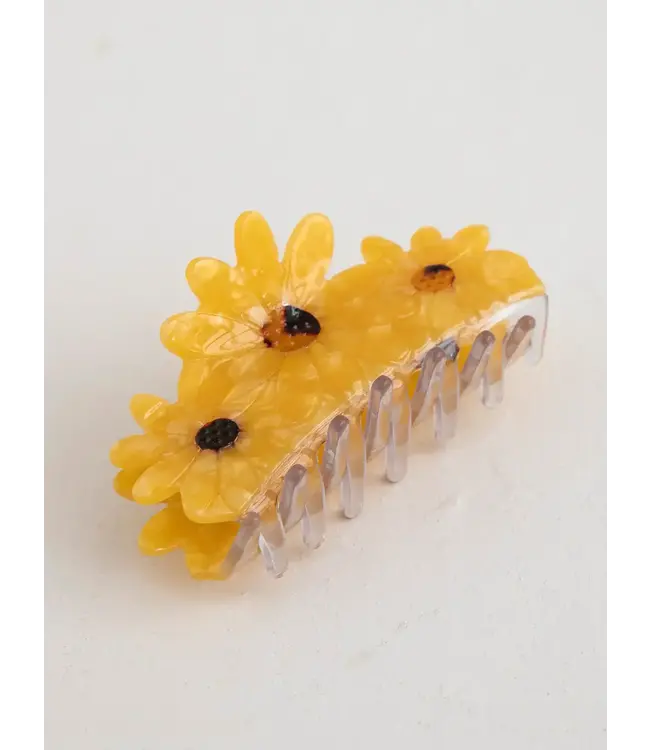 Natural Life Sunflower Hair Claw