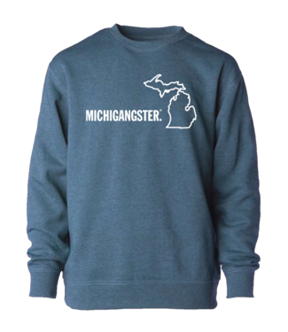 Michigan Awesome Michigangster Youth Crewneck Sweatshirt