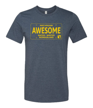 Michigan Awesome Water-Winter Wonderland T-Shirt