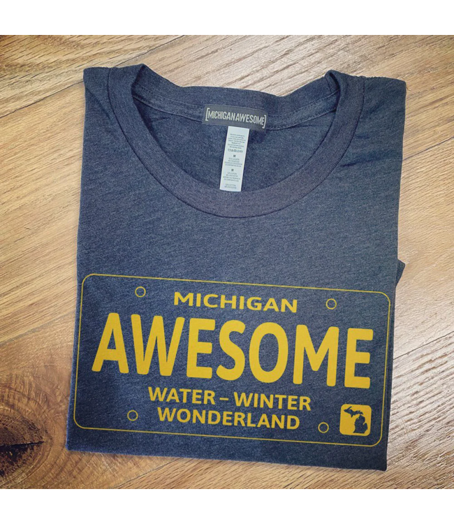 Michigan Awesome Water-Winter Wonderland T-Shirt