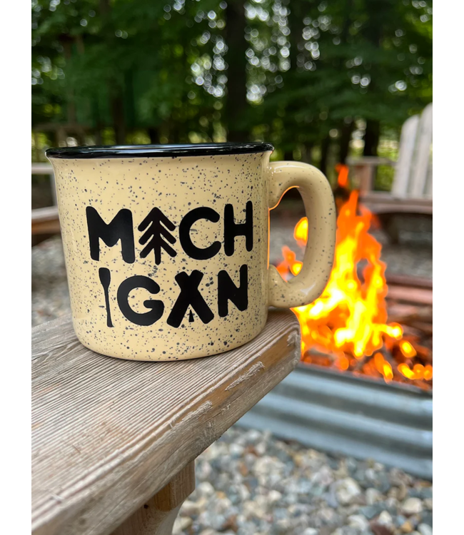 Michigan Awesome Michigan Outdoors Campfire Mug